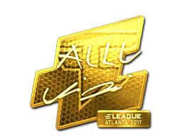 Sticker | allu (Gold) | Atlanta 2017 image