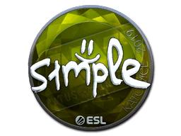 Sticker | s1mple (Foil) | Katowice 2019 image