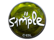 Sticker | s1mple (Foil) | Katowice 2019 image