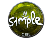 Sticker | s1mple (Foil) | Katowice 2019 image
