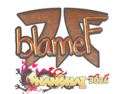 Sticker | blameF (Glitter) | Shanghai 2024 image
