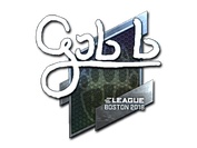 Sticker | gob b (Foil) | Boston 2018 image