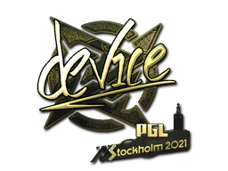 Sticker | device (Gold) | Stockholm 2021 image