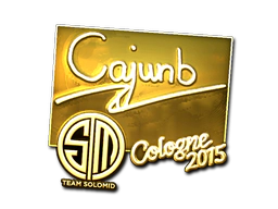 Sticker | cajunb (Gold) | Cologne 2015 image