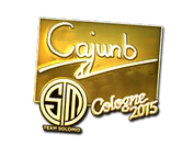 Sticker | cajunb (Gold) | Cologne 2015 image