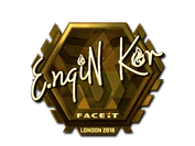 Sticker | ngiN (Gold) | London 2018 image