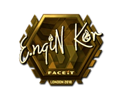 Sticker | ngiN (Gold) | London 2018 image