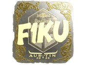 Sticker | F1KU (Gold) | Austin 2025 image