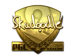 Sticker | Skadoodle (Gold) | Krakow 2017 image