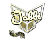 Sticker | jabbi (Gold) | Paris 2023 image