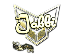 Sticker | jabbi (Gold) | Paris 2023 image
