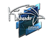 Sticker | keshandr (Foil) | Boston 2018 image