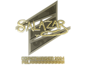 Sticker | salazar (Gold) | Copenhagen 2024 image