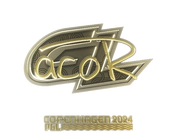 Sticker | acoR (Gold) | Copenhagen 2024 image