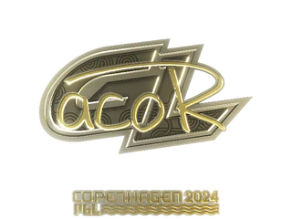 Sticker | acoR (Gold) | Copenhagen 2024