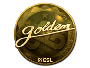 Sticker | Golden (Gold) | Katowice 2019 image