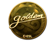 Sticker | Golden (Gold) | Katowice 2019 image