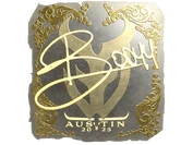 Sticker | bodyy (Gold) | Austin 2025 image