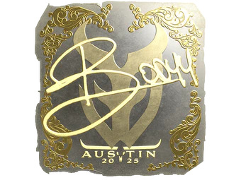 Sticker | bodyy (Gold) | Austin 2025 image