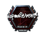 Sticker | olofmeister (Foil) | London 2018 image