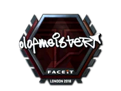 Sticker | olofmeister (Foil) | London 2018 image