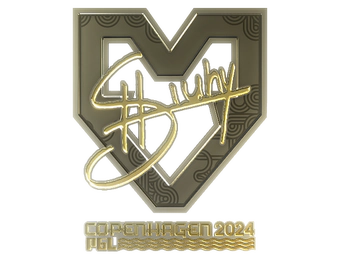 Sticker | siuhy (Gold) | Copenhagen 2024 image
