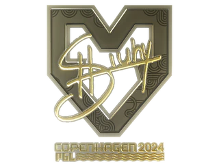 Sticker | siuhy (Gold) | Copenhagen 2024