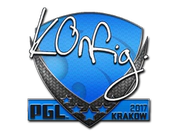 Sticker | k0nfig | Krakow 2017 image