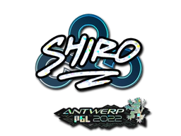 Sticker | sh1ro (Glitter) | Antwerp 2022 image