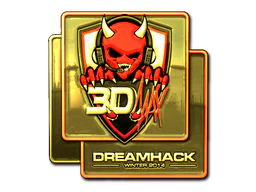 Sticker | 3DMAX (Gold) | DreamHack 2014 image