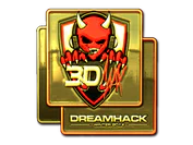 Sticker | 3DMAX (Gold) | DreamHack 2014 image