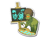 Sticker | Vortigaunt the Painter image