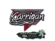Sticker | karrigan (Glitter) | Antwerp 2022 image