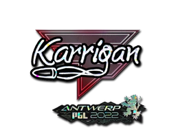 Sticker | karrigan (Glitter) | Antwerp 2022 image
