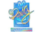 Sticker | dav1g (Holo) | Copenhagen 2024 image