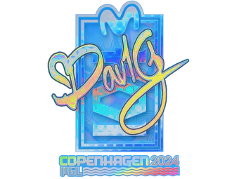 Sticker | dav1g (Holo) | Copenhagen 2024 image