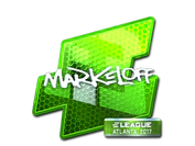 Sticker | markeloff (Foil) | Atlanta 2017 image