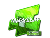 Sticker | markeloff (Foil) | Atlanta 2017 image