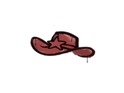 Sealed Graffiti | Sheriff (Blood Red) image