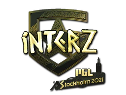 Sticker | interz (Gold) | Stockholm 2021 image