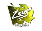 Sticker | Zeus (Foil) | Cologne 2016 image