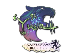 Sticker | yuurih (Holo) | Antwerp 2022 image