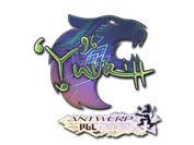 Sticker | yuurih (Holo) | Antwerp 2022 image