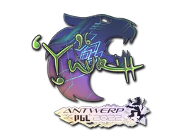 Sticker | yuurih (Holo) | Antwerp 2022 image