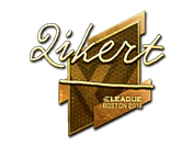 Sticker | qikert (Gold) | Boston 2018 image