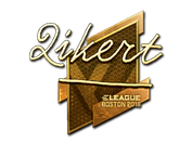 Sticker | qikert (Gold) | Boston 2018 image