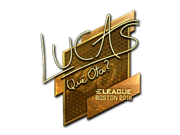 Sticker | LUCAS1 (Gold) | Boston 2018 image