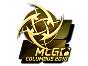 Sticker | Ninjas in Pyjamas (Gold) | MLG Columbus 2016 image
