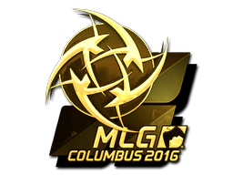 Sticker | Ninjas in Pyjamas (Gold) | MLG Columbus 2016 image
