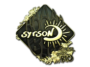 Sticker | syrsoN (Gold) | Rio 2022 image
